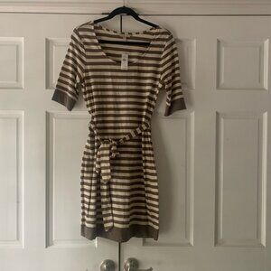 NWT Banana Republic NWT Belted 3/4 Slv Shirt Dress Women’s Size S